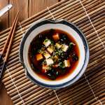 Miso with Tofu, Seaweed and Sesame