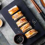 Dragon Roll: Shrimp Tempura with Eel